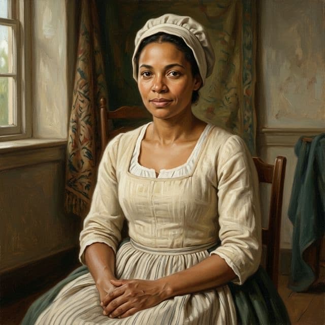 Portrait representing Sally Hemings