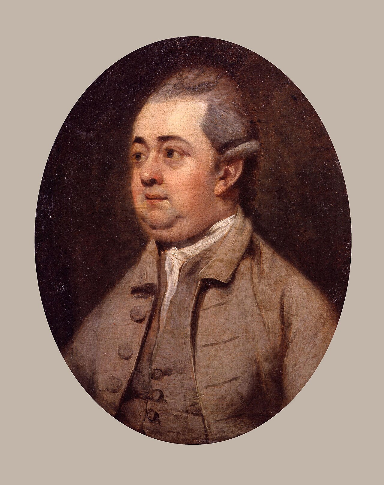 Edward Gibbon, oil portrait by Henry Walton, c. 1773