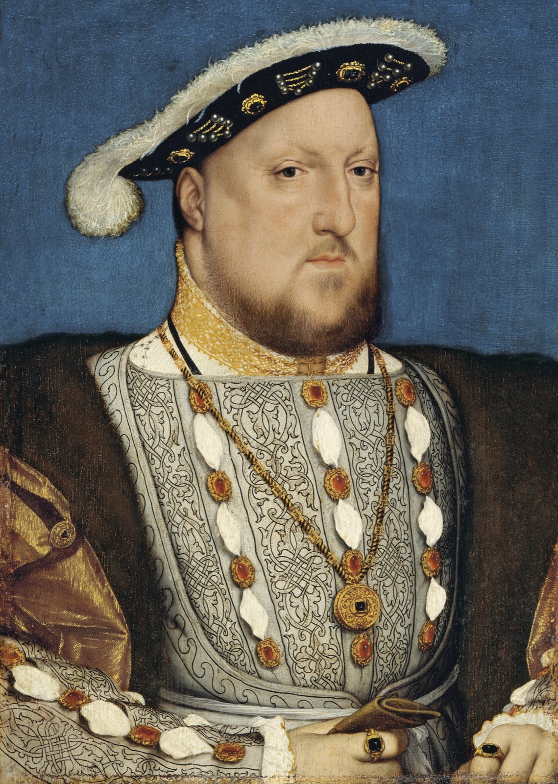 Portrait of Henry VIII by Hans Holbein the Younger, c. 1537