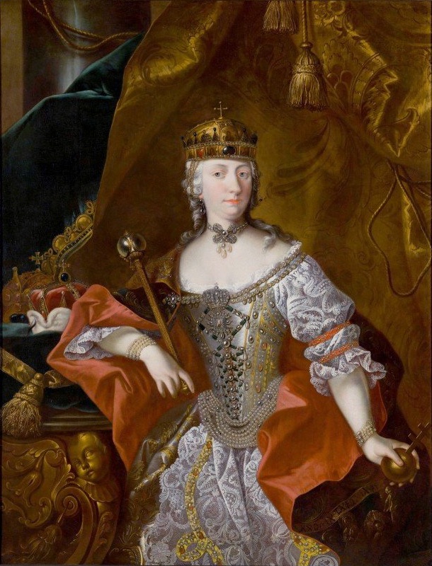 Portrait of Maria Theresa by Martin van Meytens, Hungarian National Museum